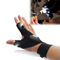 Glovelite Sport Fingerless Glove With LED Flashlights Torch